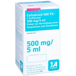 CEFADROXIL 500 TS-1A Pharma 500 mg/5 ml PSE 60 ml
