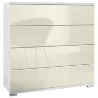 Vladon Kommode, Creme, 76x76x35 cm, Wohnzimmer, Kommoden & Sideboards,