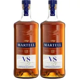 Martell V.S. Fine Cognac 1715 – Einzigartiger Cognac mit würzigem Geschmack – Ideal als Geschenk oder für besondere Anlässe geeignet – 1 x 0,7 L (Packung mit 2)