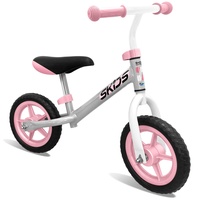 STAMP Mädchen LAUFRAD-Grey/Pink-SKIDS Control Running Bike, Grau/Rosa, Klein