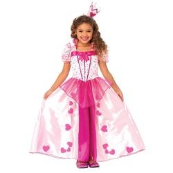 Leg Avenue Kostüm Herzchen Prinzessin Kostüm für Kinder, Herzallerliebstes Märchenkleid für Mädchen rosa