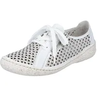 Rieker Schnürschuh Damen Weiß 37