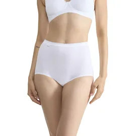 SLOGGI Damen, Basi Basic Maxi 2p Slips, Blickdicht, weiß, 42 - 42