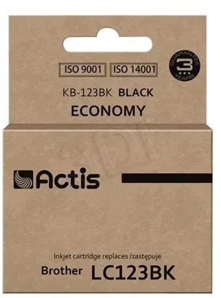 KB-123BK - ink cartridge (alternative for: Brother LC-123BK)