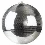 satisfire Spiegelkugel Discokugel - Echtglas - Sicherheitsaufhängung 30cm 7x7cm Spiegel PREMIUM