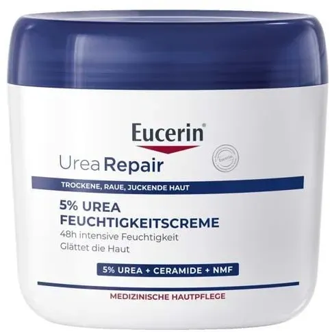 UreaRepair Plus Feuchtigkeitscreme 5% – Pflegecreme für trockene bis sehr trockene Haut