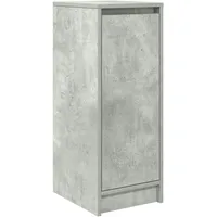VidaXL Schuhschrank Betongrau 29,5x34x76 cm Holzwerkstoff