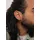 KUZZOI Creolen Herren Matt Dezent 925 Silber schwarz onesize