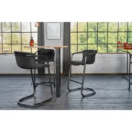 KAWOLA Barhocker Trivia 51 x 102 x 62 cm Grau