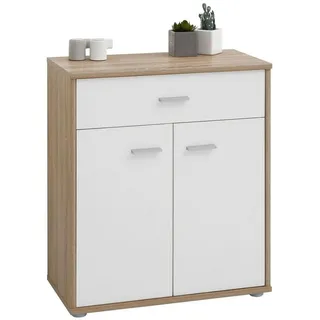 CARO-Möbel Highboard TOMMY, Kommode Sideboard Schrank Anrichte versch. Farben mit Schublade Design weiß