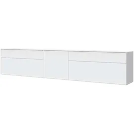 LeGer Home by Lena Gercke Essentials Lowboard 277 cm Weiß MDF/Metall