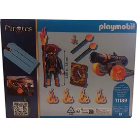 Playmobil PLAYMOBIL® 71189 Pirat mit Kanone