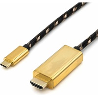 Roline Gold USB Typ C - HDMI Adapterkabel ST/ST,