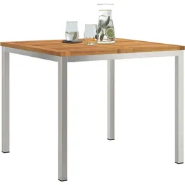 vidaXL Gartentisch 90 x 90 x 74,5 cm Braun