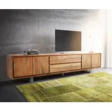 DeLife Live-Edge TV-Lowboard 300 cm Akazie natur