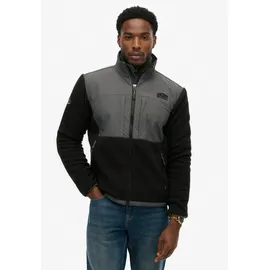 Superdry POLAR FLEECE HYBRID TREKKER schwarz S