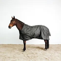 Regendecke Combo 1200D Allweather Pferd/Pony schwarz 135 CM