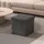 Songmics Sitzhocker Minota mit Stauraum 30 x 30 x 30 cm Grau