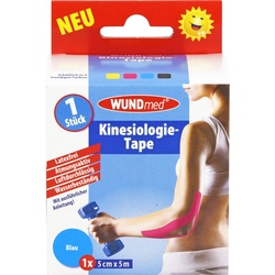 Kinesiologie Tape 5cmx5M Blau 1 ST