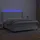 vidaXL Boxspringbett mit Matratze & LED Weiß 160x200 cm Kunstleder