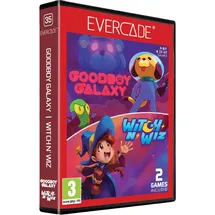Evercade Goodboy Galaxy/Witch N' Wiz Dual Cartridge