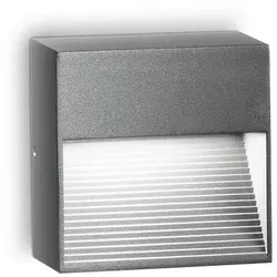 Ideal Lux Außenwandleuchte DOWN AP1, G9, 28W, Anthrazit IDEA-122045