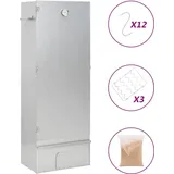 Schlichtes Räucherofen mit Holzspänen 44,5x29x110 cm Verzinkter Stahl - Gasgrills DE2650609 1parcel - Silber