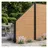 vidaXL Zaunelement WPC und Aluminium 1 x 1 m Braun
