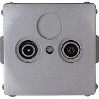 Kopp Antennensteckdose TV/RF, Venedig Platin, 924743083