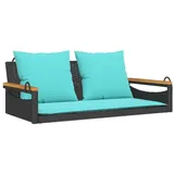 vidaXL Hängebank 109 x 62 x 40 cm Schwarz