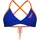 Arena Bustier-Bikini Damen Neon Blue/Team Orange 40
