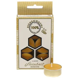 Steinhart Kerzen Teelicht 6 St. 100% Bienenwachs