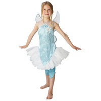 Rubie ́s Kostüm Disney's Tinkerbell Periwinkle Kostüm für Kinder, Hellblaues Schlauchkleid der Zwillingsschwester von Tinkerbell 116