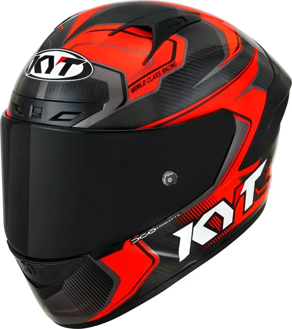 KYT NZ Race Carbon Competition Helm, rood, M Voorman