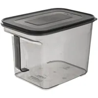 Orion Küchenbehälter Lebensmittelbehälter Vorratsdose für Frühstücksflocken Grütze Mehl Nudeln Zucker lose Produkte mit Deckel Tragegriff 2,... - Grau