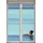 Queence Wandsticker Frau im Pool, Wandsticker, Wandbild, selbstklebend, 3D, Fenster blau