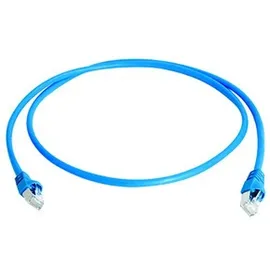 Telegärtner Patchkabel S/FTP 3.00 m Blau Flammwidrig, mit Rastnasenschutz, Flammwidrig, Halogenfrei, UL-zertifiziert 1 St.
