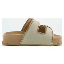 Paul Green beige canvas grain für Damen, beige, Größe 40 EU / 6.5 UK