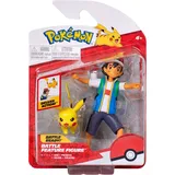 Jazwares Pokémon - Battle Feature Figure Ash & Pikachu