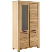 MCA living »SILIAS Vitrine groß«, (1 St.), gedämpfte Türen