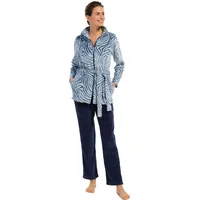 Pastunette Hausanzug Damen Homewearanzug kuschelige Qualität blau 50