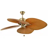 faro BARCELONA Cuba 132 cm Deckenventilator Gold