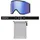 Smith Optics Smith Squad MAG Black/CP everyday Green Mirror/CP storm blue Sensor