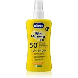 Chicco Baby Moments Sun Sonnenspray für Kinder SPF 50+ 0 m+ 150 ml