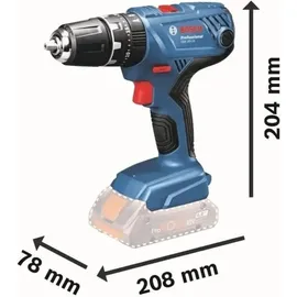 Bosch GSB 18V-21 Professional inkl. 2 x 2,0 Ah + L-Boxx (06019H1109)
