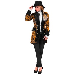 thetru Kostüm Gehrock Lady kupferfarben, Auffälliger Mantel für barocke Damen XXL