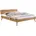 Massivholzbett Palazza 140 x 200 Holz Braun