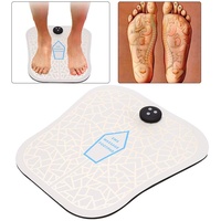 5 Modi Ems Fußmassagegerät, 15 Intensitätsstufen Shiatsu Fußmassagegerät Tragbares, elektrisch beheiztes Fußschmerzlinderungspad Elektronische Muskelstimulation Fuß zur Unterstü