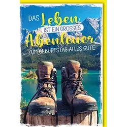 Geburtstagskarte Wandern BRAUN + COMPANY 5005-23090 Bild
