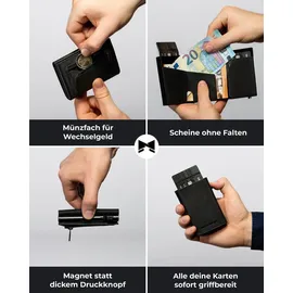 gentlemen's hd Gentlemen's Cardholder Portemonnaie schwarz